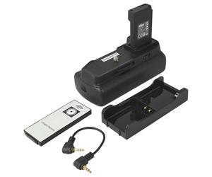 vhbw Battery grip incl. LP-E10 Adattatore batteria compatibile con fotocamera Canon EOS Kiss X50, EOS Rebel T3