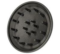 vhbw beccuccio diffusore compatibile con Dyson Supersonic HD02, HD03, HD01, HD07 phon, asciugacapelli - 13,6 x 13,6 cm, 109 g grigio scuro