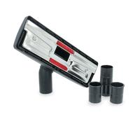 vhbw bocchetta tipo 32 + adattatore per tappeti compatibile con AEG aspirapolvere con attacco rotondo 30 mm, 32mm, 35 mm, 2x alzafili