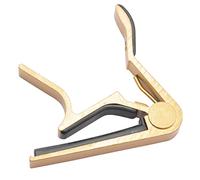 vhbw Capotasto per chitarra, chitarra elettrica - arcuato, oro