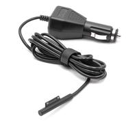 vhbw caricabatteria da auto compatibile con Microsoft Surface Pro 4, Pro 5, Pro 3 notebook, tablet - Caricatore da 12V nero 2.58 A