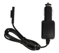 vhbw caricabatteria da auto compatibile con Microsoft Surface Studio 2, Pro 8, Pro X, Pro 5, Pro 7, Pro 6 tablet - Caricatore da 12V nero