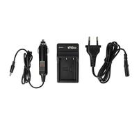 vhbw caricabatterie compatibile con Fuji/Fujifilm X-T2, X-T20, X-T200, X-T3 camera - Stazione di ricarica + adattatore da auto