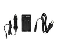 vhbw caricabatterie compatibile con Pentax D-Li8 batterie di videocamera, reflex - Stazione di ricarica