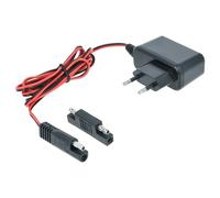 vhbw caricabatterie per batterie per avviamento compatibile con Scheppach rasaerba, 12 V / 0,1 A, 2m