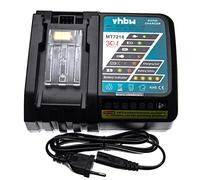 vhbw caricabatterie rapido compatibile con Makita HP457D, HP347DWEX3, HP347D, HP347DWE, DTW280RMJ, DTP131Y1J, DTP131RMJ batterie Li-Ion di attrezzi