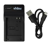 vhbw caricabatterie USB compatibile con Canon Powershot A3350 IS, G1 X Mark 2, G1X Mark II, N100 camera - Stazione di ricarica