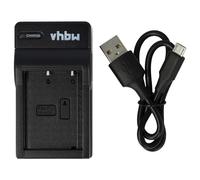 vhbw caricabatterie USB compatibile con Fuji/Fujifilm X-Pro2, X-Pro3, X-S10, X-T1, X-T10, X-T100, X-T2 camera - Stazione di ricarica