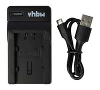 vhbw caricabatterie USB compatibile con JVC EVERIO GZ-MS215BEU, GZ-MS215AEU, GZ-MS110 batterie di videocamera, reflex - Stazione di ricarica