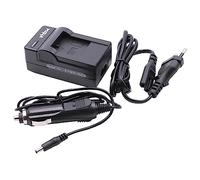 vhbw caricatore compatibile con Nexgadget Action Camera camera - Base di carica + cavo auto + spia di carica