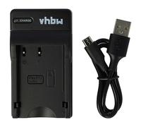 vhbw caricatore compatibile con Pentax K-70, K70, K-P, KP, KR, K2, K-2, K-30, K-50, K-500 camera camcorder - Stazione di carica, spia di carica