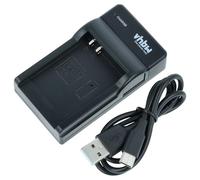 vhbw caricatore USB-C compatibile con Canon Digital Ixus 110 IS, 115 HS, 117 HS, 120 IS, 130, 220HS, 230HS, 255HS, 30, 40, 50 per camera + cavo USB-C + LED