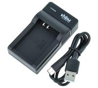 vhbw caricatore USB-C compatibile con Canon Rebel SL1 Digital camera + cavo Micro-USB + LED