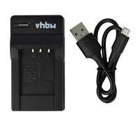 vhbw caricatore USB-C compatibile con Nikon Coolpix S3200, S3100, S33, S32, S3300, S2800, S2900 camera + cavo USB-C + LED