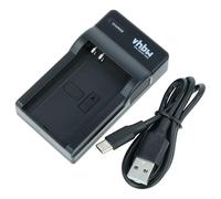 vhbw caricabatterie USB compatibile con Nokia 109, 1100, 1101, 1110, 1110i, 1112, 112, 113 batterie di videocamera, reflex - Stazione di ricarica