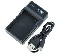 vhbw caricabatterie USB compatibile con Panasonic Lumix DMC-G3W, DMW-GF2KK, DMC-GX1, DMC-GX1X batterie di videocamera, reflex - Stazione di ricarica