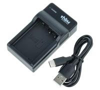 vhbw caricatore USB-C compatibile con Panasonic Lumix DMC-GX8 per camera + cavo USB-C + LED