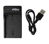 vhbw caricatore USB-C compatibile con Pentax D-Li90 per camera + cavo USB-C + LED