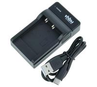 vhbw caricatore USB-C compatibile con Rollei Compactline 150 camera + cavo USB-C + LED
