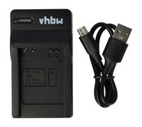 vhbw caricatore USB-C compatibile con Samsung IT100, L100, L110, L200, L210, L310w, M100, M310W per camera + cavo USB-C + LED