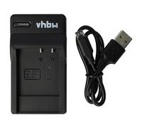 vhbw caricabatterie USB compatibile con Sanyo Xacti VPC-HD700, VPC-HD700EX, DMX-HD1, DMX-HD1E batterie di videocamera, reflex - Stazione di ricarica
