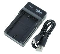 vhbw caricatore USB-C compatibile con Sony ZV-E10 II, ILME-FX2A, ILME-FX3A, ZV-E1, FX2, FX3 camera - Base di carica + cavo USB-C + spia di carica