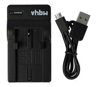 vhbw caricabatterie USB compatibile con Kodak Klic-8000 batterie di videocamera, reflex - Stazione di ricarica