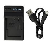 vhbw caricatore USB compatibile con Kodak Klic-7002, Klic-7003 camera - Stazione di carica + spia di carica, 4,2 V