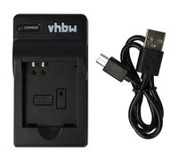 vhbw caricatore USB compatibile con Panasonic Lumix DMC-LF1, DMC-LF1K, DMC-LF1W camera - Stazione di carica + spia di carica, 4,2 V