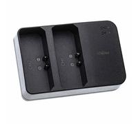 vhbw caricatore USB duale compatibile con Godox VING V850, V860, V850II, V860II flash, flash da studio - Stazione di carica + spia di carica