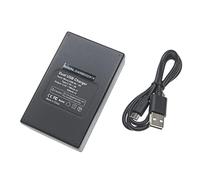 vhbw caricatore duale compatibile con Sony Cybershot DSC-HX90, DSC-HX80, DSC-HX60V camera - Stazione di carica, cavo micro-USB con display, 4,2 V