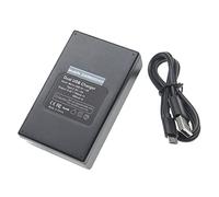 vhbw caricatore USB duale sostituisce Nikon MH-25, MH-25a per camera - Stazione di carica, cavo micro-USB con display, 8,4 V