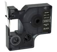 vhbw Cassetta nastro compatibile con Dymo 5000, 2000, 5500, 1000+, 1000, 4500, 3500 etichettatrice 7m x 9 mm bianco su nero