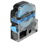 vhbw Cassetta nastro compatibile con Epson LabelWorks LW-1000P, LW-600P, LW-500, LW-400, LW-300 etichettatrice 8m x 12 mm nero su blu