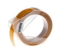 vhbw Cassetta nastro per goffratura 3D compatibile con Dymo Rhino M1011 etichettatrice 3m x 12 mm bianco su giallo scuro