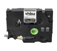vhbw Cassetta nastro sostituisce Brother TZE-324 per etichettatrice 8m x 9 mm oro su nero