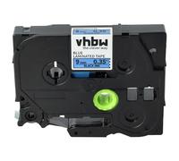 vhbw Cassetta nastro sostituisce Brother TZE-521 per etichettatrice 8m x 9 mm nero su blu