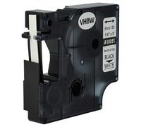 vhbw cassetta nastro sostituisce Dymo 18051 per etichettatrice nero su bianco, cassetta di tubi termoretrattili, 6 mm