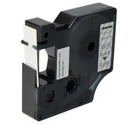 vhbw Cassetta nastro sostituisce Dymo D1, 45010 per etichettatrice 7m x 12 mm nero su trasparente