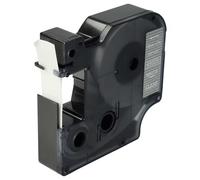 vhbw Cassetta nastro sostituisce Dymo D1, 45020 per etichettatrice 7m x 12 mm bianco su trasparente