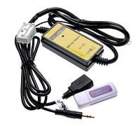vhbw cavo adattatore audio AUX USB per autoradio compatibile con Audi BNS 5.0, Chorus 2+/3, Concert 2+/3, Navigation Plus 3, RNS-E
