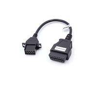 vhbw Cavo Adattatore OBD2 connettore on-Board Diagnostics OBD1 8-Pin a OBD2 16-Pin Compatibile con Vol Veicolo, Dispositivo di diagnostica 20cm