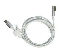 vhbw Cavo adattatore USB tipo C a MagSafe 1 compatibile con Apple MacBook 13.3" MC240LL/A, 13.3" MB881LL/A notebook, laptop - 170 cm, 65 W, PVC