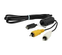 vhbw cavo audio video AV compatibile con Nikon CoolPix P7100, P7700, P80, P90, S01, S10, S100, S1000pj fotocamera digitale, camera