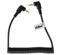 vhbw cavo compatibile con Canon PowerShot G1X, G16, SX50HS fotocamera digitale, reflex - Cavo di collegamento, 90 cm, a spirale