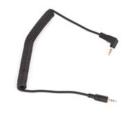 vhbw cavo compatibile con Panasonic DMC-G3, DMC-G5, DMC-G6 fotocamera digitale, reflex - Cavo di collegamento, 110 cm, a spirale