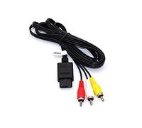 vhbw cavo composito audio-video compatibile con Nintendo GameCube, 64, SFC (SNES), NGC, N64 console di gioco - Cavo AV, 150 cm