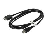 vhbw Cavo dati USB-C compatibile con Sony Walkman NWZ-E444, NWZ-E453, NWZ-E438FRED, NWZ-E443, NWZ-E438FPNK lettore MP3 - nero, 150 cm