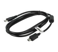 vhbw Cavo dati USB-C sostituisce Olympus CB-USB5, CB-USB8, CB-USB6 per lettore MP3 - nero, 150 cm