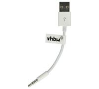 vhbw Cavo dati USB cavo di ricarica compatibile con Dr. Dre Beats Wireless lettore MP3 - bianco, 10 cm